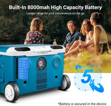 Load image into Gallery viewer, AOBOSI 12v Fridge With Buit-in Bass Speaker and Battery 42qt - UL-SU-PG36E-BU