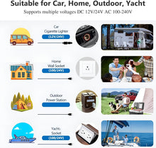 Load image into Gallery viewer, AOBOSI Portable Refrigerator on Wheels Dual Door Dual Zone 45qt/42L - J42