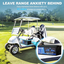 Load image into Gallery viewer, WEIZE 72V(76.8V) 65AH LiFePO4 Golf Cart Battery, 4992Wh Bluetooth Lithium Battery, 8000+ Cycles with 200A BMS, 10 Years Warranty - BAC-0118