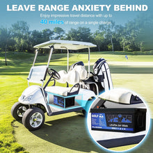 Load image into Gallery viewer, WEIZE 36V(38.4V) 105AH LiFePO4 Golf Cart Battery, 4032Wh Bluetooth Lithium Battery, 8000+ Cycles with 200A BMS, 10 Years Warranty - BAC-0116
