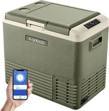Load image into Gallery viewer, AOBOSI 12 Volt Car Fridge 53Qt/50L Green - CL50-GN-WIFI