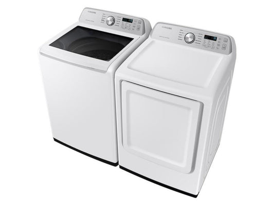 SAMSUNG  7.4 cu. ft. Smart Electric Dryer with Sensor Dry in White - DVE47CG3500W-KT