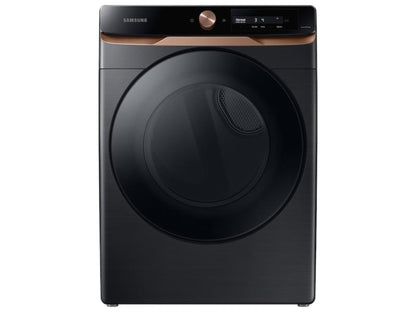 SAMSUNG 7.5 cu. ft. AI Smart Dial Gas Dryer with Super Speed Dry and MultiControl(TM) in Brushed Black - DVG46BG6500VA3-KT