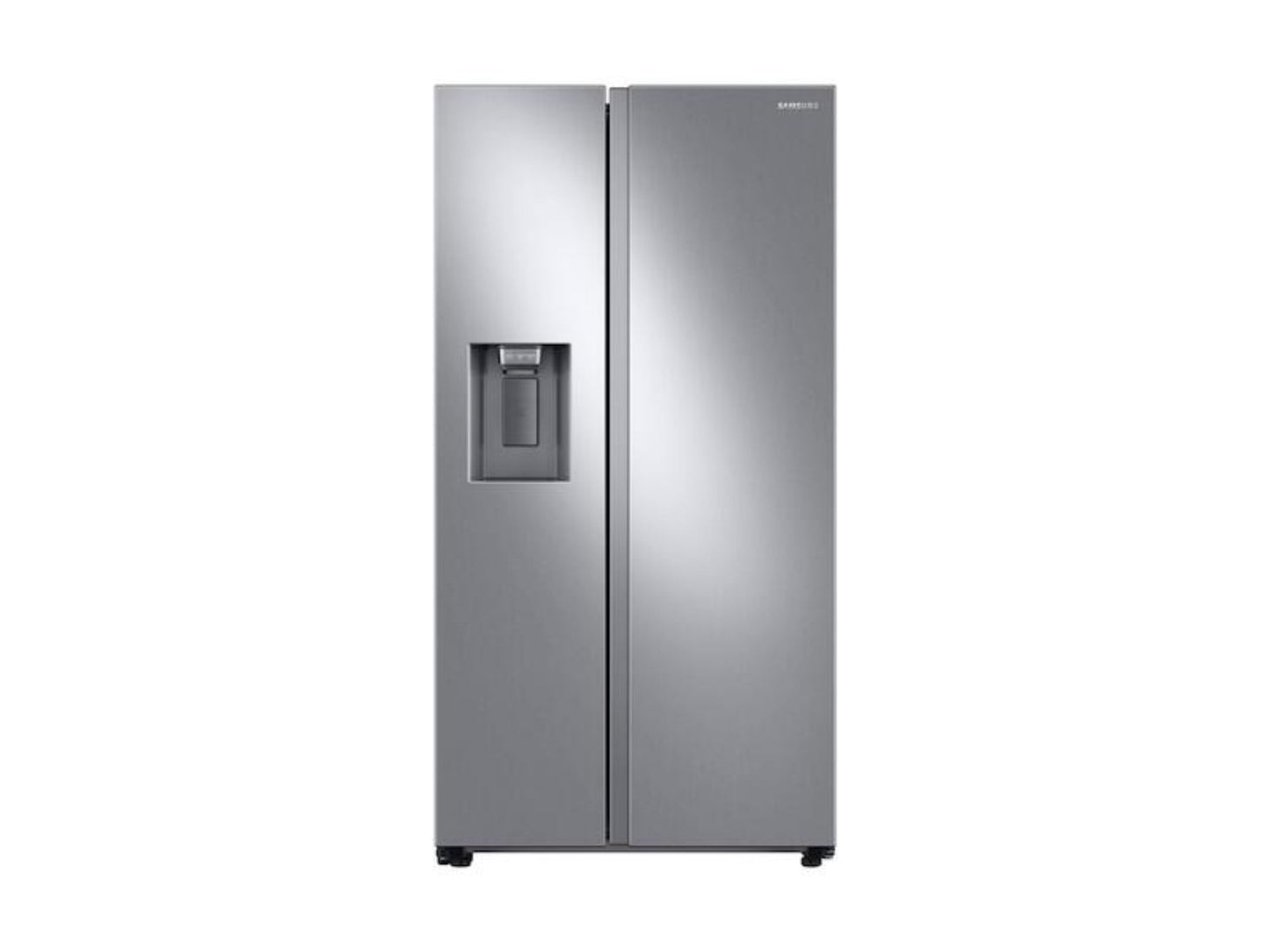 SAMSUNG 27.4 cu. ft. Large Capacity Side-by-Side Refrigerator in Stainless Steel - RS27T5200SR-KT