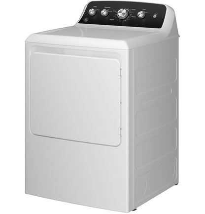 GE APPLIANCES GTD48EASWWB GE(R) 7.2 cu. ft. Capacity Electric&#x00A0;Dryer with Up To 120 ft. Venting&#x00A0;and&#x00A0;Extended Tumble - GTD48EASWWB-KT