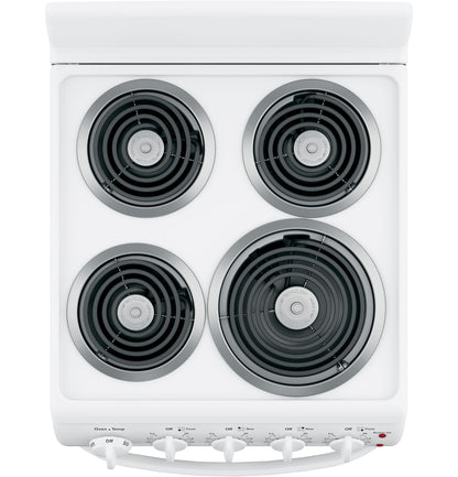 HOTPOINT 20" Electric Free-Standing Front-Control Electric Range - RAS200DMWW-KT