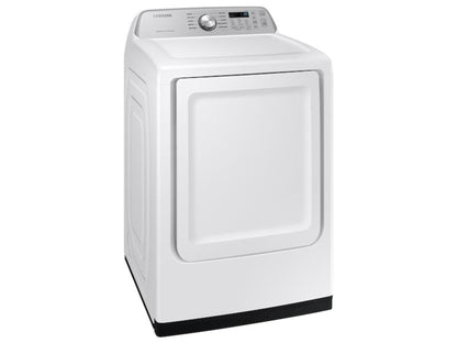 SAMSUNG  7.4 cu. ft. Smart Electric Dryer with Sensor Dry in White - DVE47CG3500W-KT