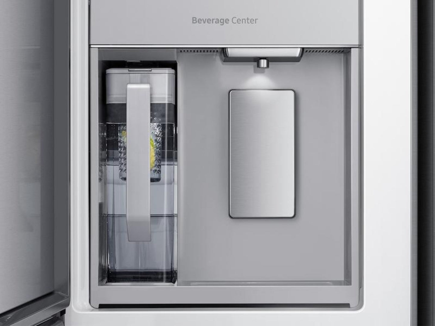 Samsung - RF29A9671SR - 29 cu. ft. Smart 4-Door Flex™ refrigerator with Beverage Center and a Dual Ice Maker with Ice Bites in Stainless Steel - RF29A9671SR-KT