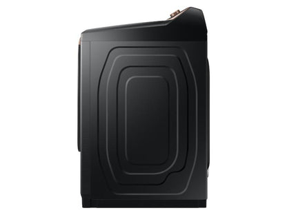 SAMSUNG 7.4 cu. ft. Smart Electric Dryer with Pet Care Dry and Steam Sanitize+ in Brushed Black - DVE54CG7550V-KT