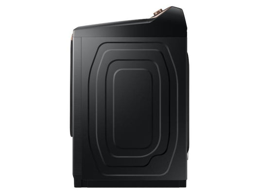 SAMSUNG 7.4 cu. ft. Smart Electric Dryer with Pet Care Dry and Steam Sanitize+ in Brushed Black - DVE54CG7550V-KT