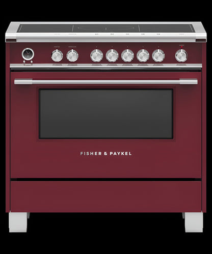 FISHER & PAYKEL OR36SCI6R1 Induction Range, 36", 5 Zones with SmartZone, Self-cleaning - OR36SCI6R1-KT