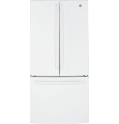 GE APPLIANCES GNE25JGKWW GE® ENERGY STAR® 24.7 Cu. Ft. French-Door Refrigerator -GNE25JGKWW-KT