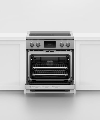 FISHER & PAYKEL RHV3484N Dual Fuel Range, 48", 4 Burners, 4 Induction Zones, Self-cleaning - RHV3484N-KT