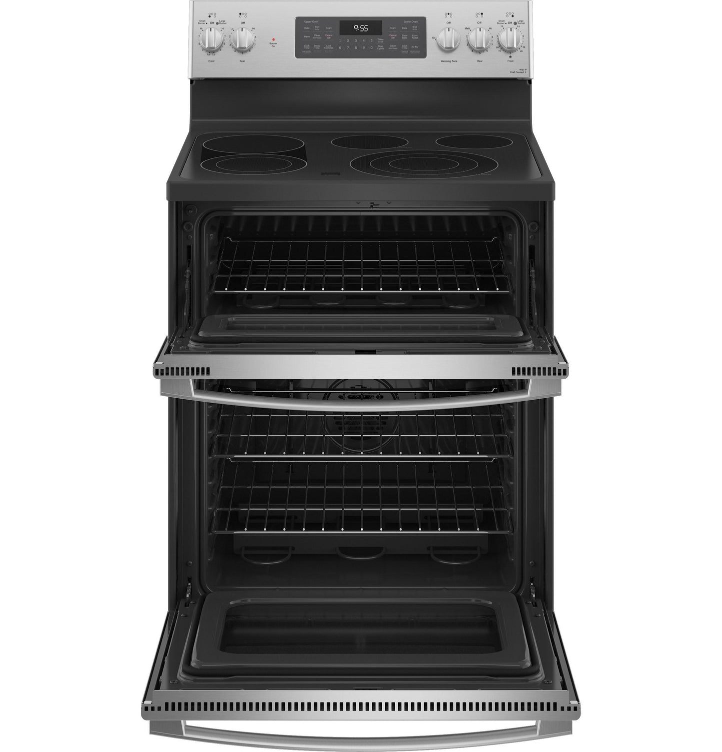 GE APPLIANCES PB965YPFS GE Profile™ 30" Smart Free-Standing Electric Double Oven Convection Range with No Preheat Air Fry - PB965YPFS-KT