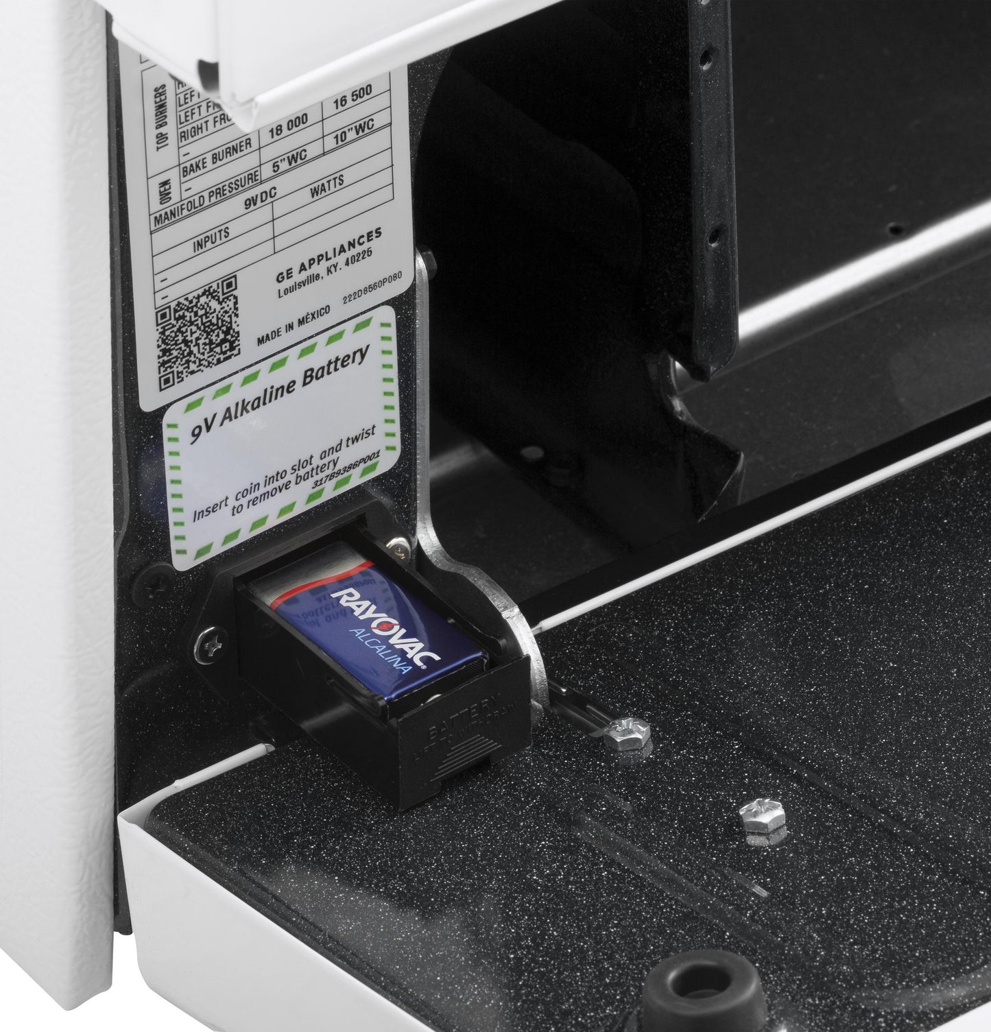 HOTPOINT 30" Free-Standing Gas Range with Cordless Battery Ignition - RGBS200DMWW-KT