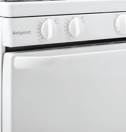 HOTPOINT RGBS300DMWW Hotpoint 30" Free-Standing Gas Range - RGBS300DMWW-KT