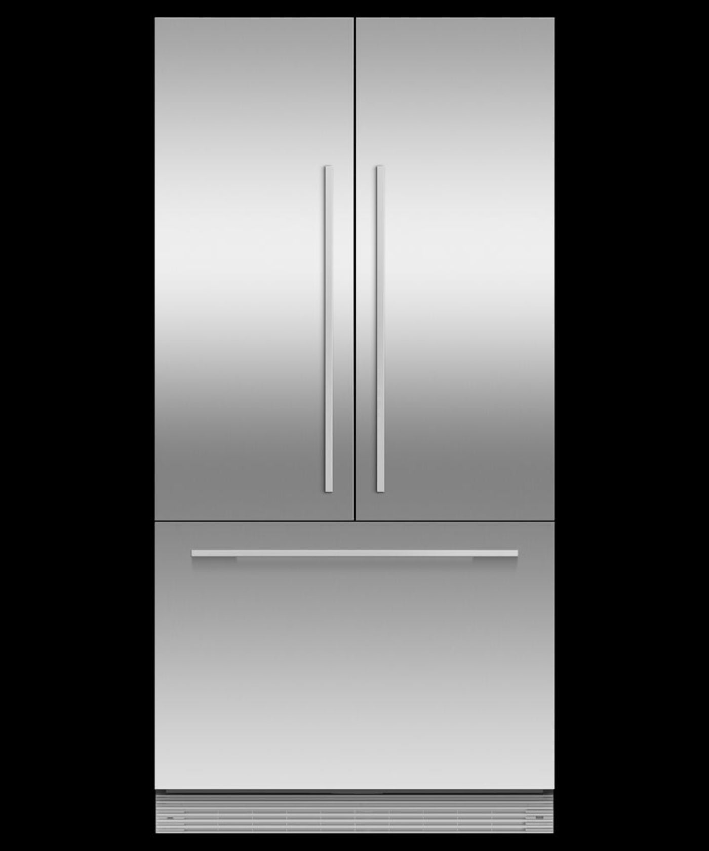 FISHER & PAYKEL RS36A72J1N Integrated French Door Refrigerator Freezer, 36", Ice - RS36A72J1N-KT