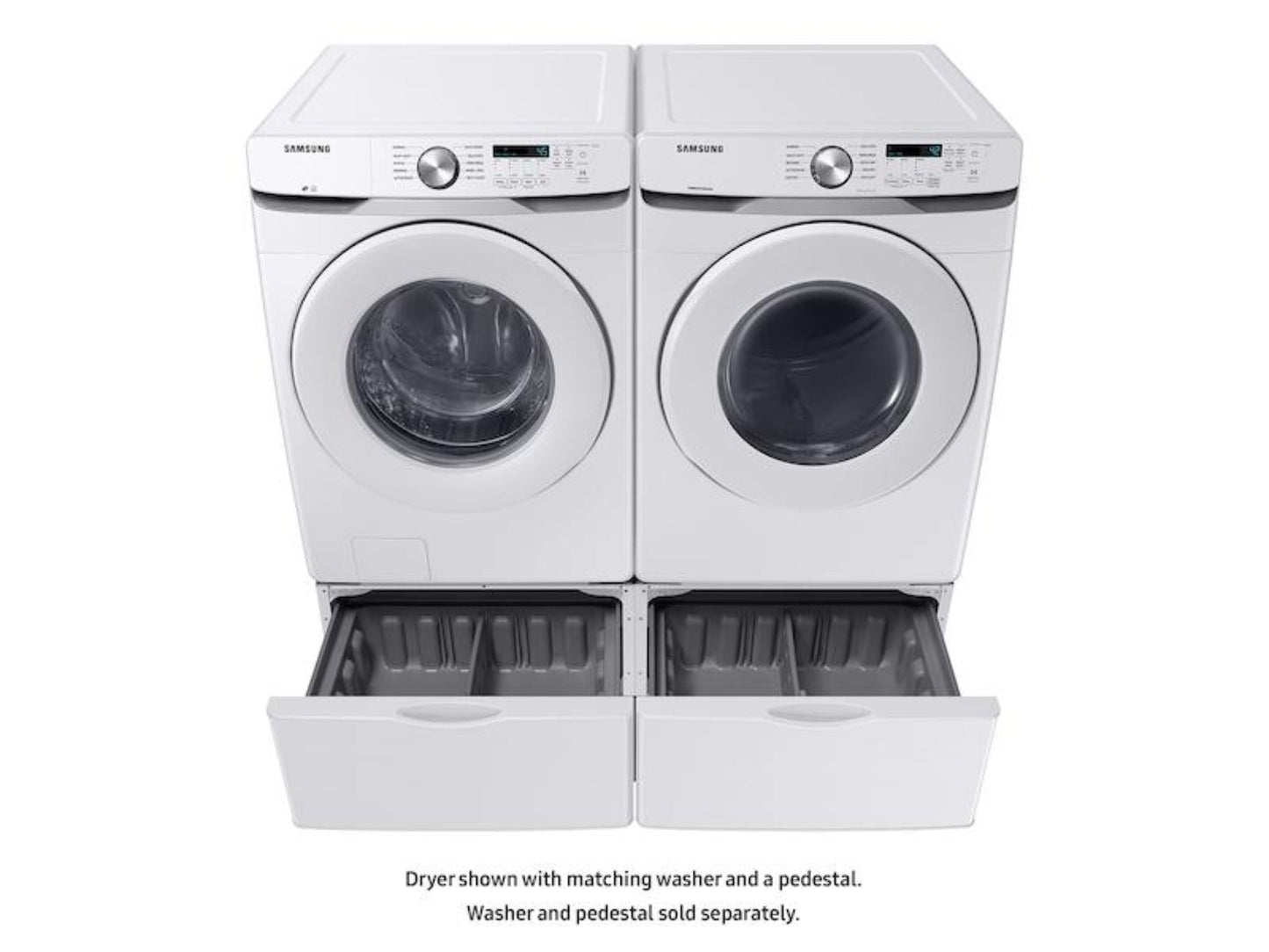 SAMSUNG DVG45T6000W 7.5 cu. ft. Gas Dryer with Sensor Dry in White - DVG45T6000W-KT
