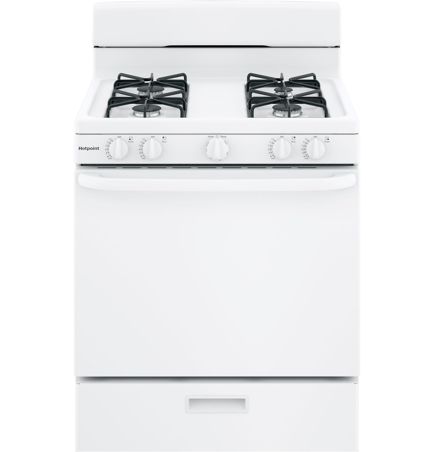 HOTPOINT RGBS300DMWW Hotpoint 30" Free-Standing Gas Range - RGBS300DMWW-KT