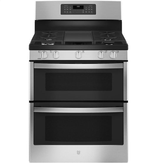 GE APPLIANCES JGBS86SPSS GE(R) 30" Free-Standing Gas Double Oven Convection Range - JGBS86SPSS-KT
