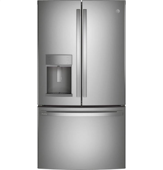 GE APPLIANCES 22.1 Cu. Ft. Counter-Depth French-Door Refrigerator - PYE22KYNFS