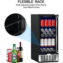 Load image into Gallery viewer, AOBOSI 15 inch Beverage Refrigerator 100 Cans - ‎JC-85C
