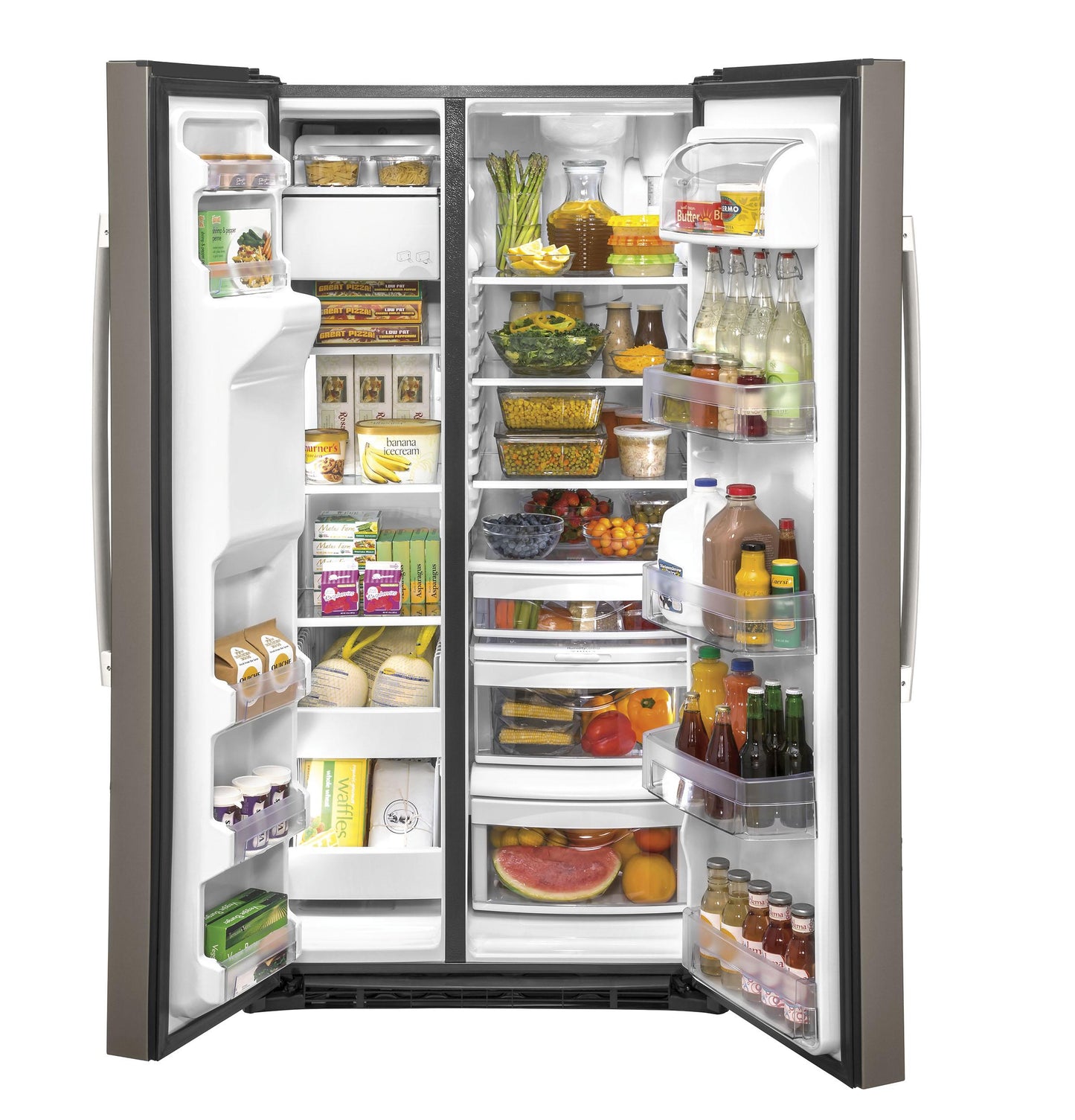 GE APPLIANCES GSS25IMNES GE® 25.1 Cu. Ft. Side-By-Side Refrigerator - GSS25IMNES-KT