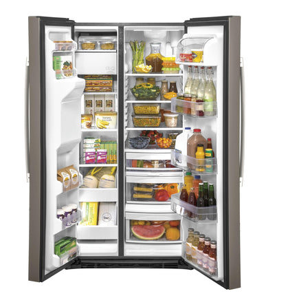 GE APPLIANCES GSS25IMNES GE® 25.1 Cu. Ft. Side-By-Side Refrigerator - GSS25IMNES-KT