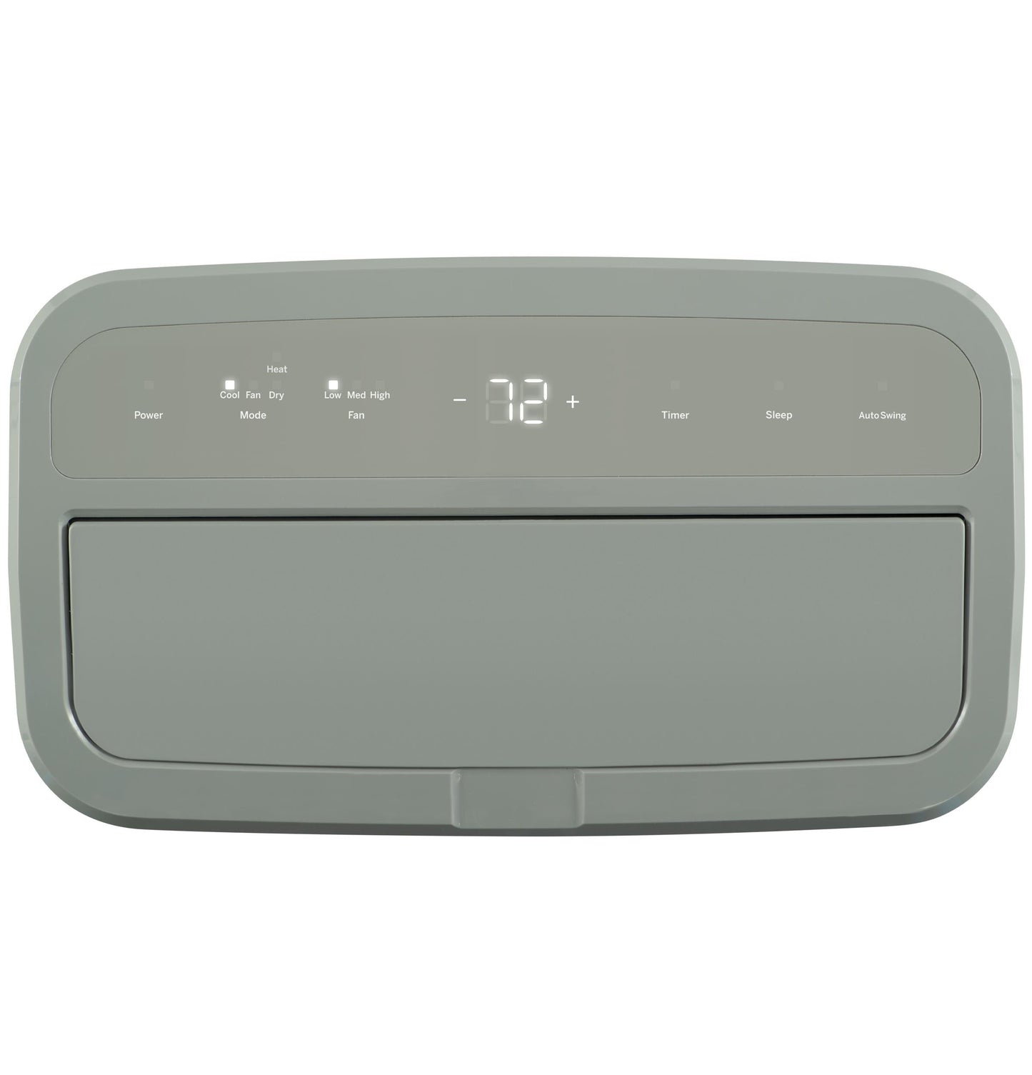 GE APPLIANCES APSD08JASG GE(R) 8,500 BTU Heat/Cool Portable Air Conditioner with Dehumidifier and Remote, Grey - APSD08JASG-KT