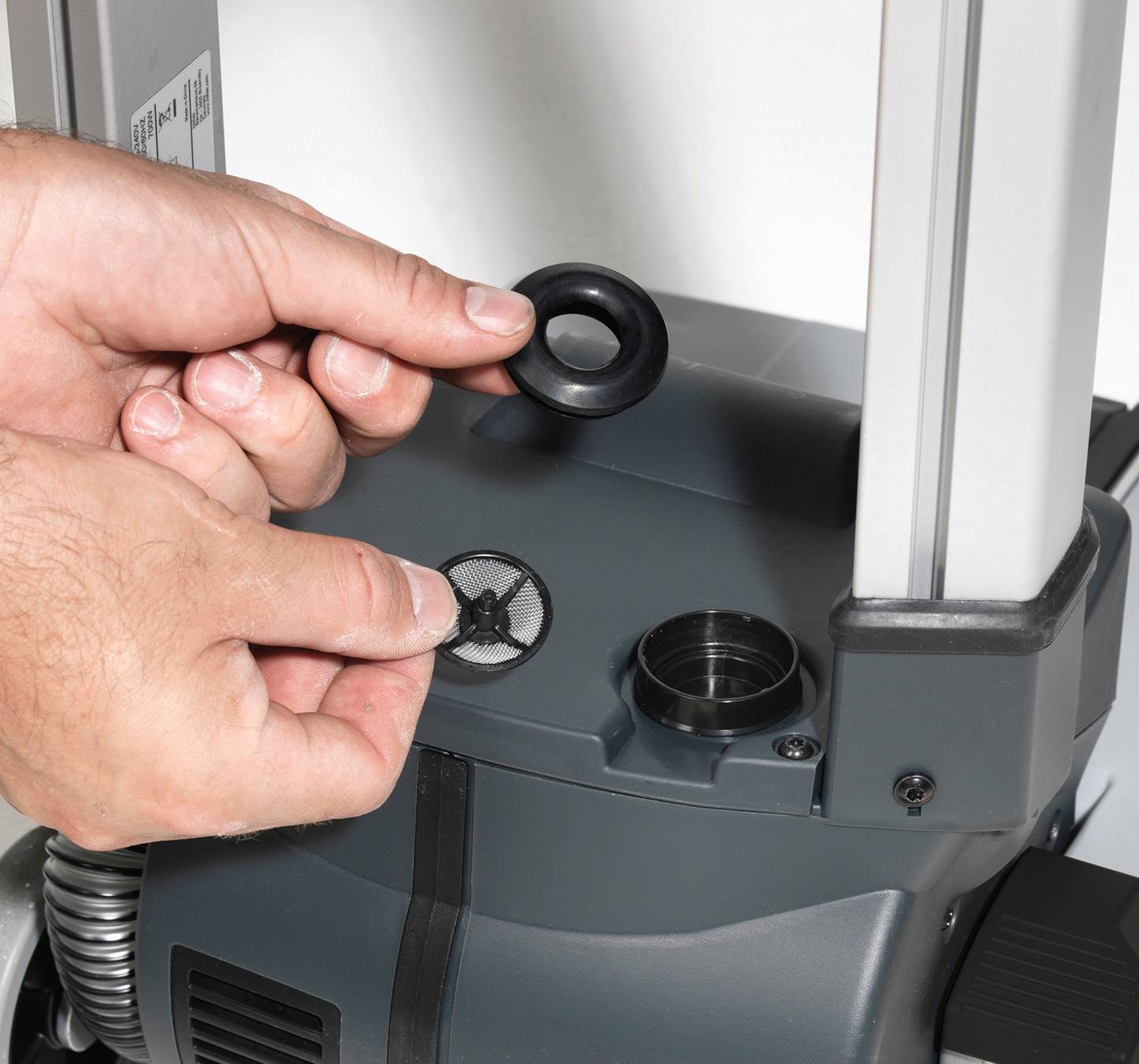 Advance SC100 12" Upright Cylindrical Floor Scrubber - 107408120