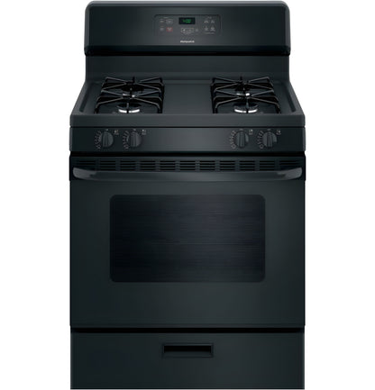 HOTPOINT  30" Free-Standing Standard Clean Gas Range - RGBS400DMBB-KT