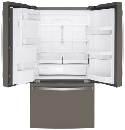 GE APPLIANCES GYE22GMNES GE® ENERGY STAR® 22.1 Cu. Ft. Counter-Depth French-Door Refrigerator -GYE22GMNES-KT