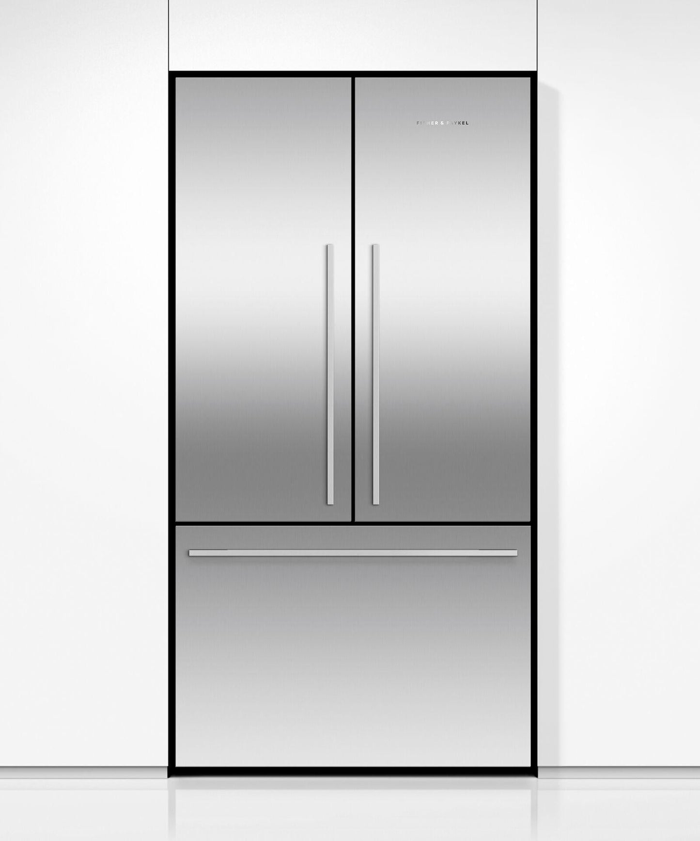 FISHER & PAYKEL RF201ADJSX5 Freestanding French Door Refrigerator Freezer, 36", 20.1 cu ft, Ice - RF201ADJSX5-KT