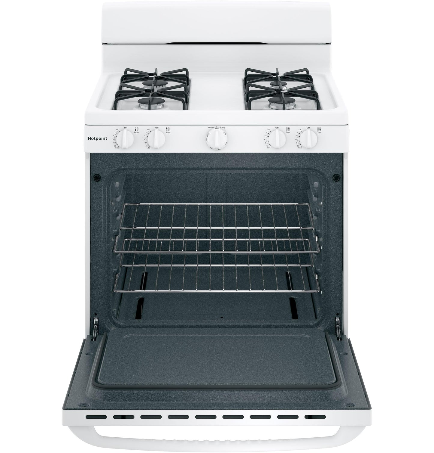 HOTPOINT RGBS300DMWW Hotpoint 30" Free-Standing Gas Range - RGBS300DMWW-KT