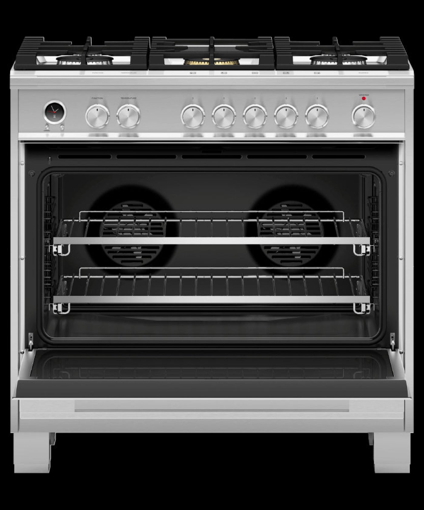 FISHER & PAYKEL OR36SDG6X1 Dual Fuel Range, 36", 5 Burners, Self-cleaning - OR36SDG6X1-KT