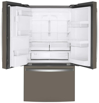 GE APPLIANCES GYE22GMNES GE® ENERGY STAR® 22.1 Cu. Ft. Counter-Depth French-Door Refrigerator -GYE22GMNES-KT