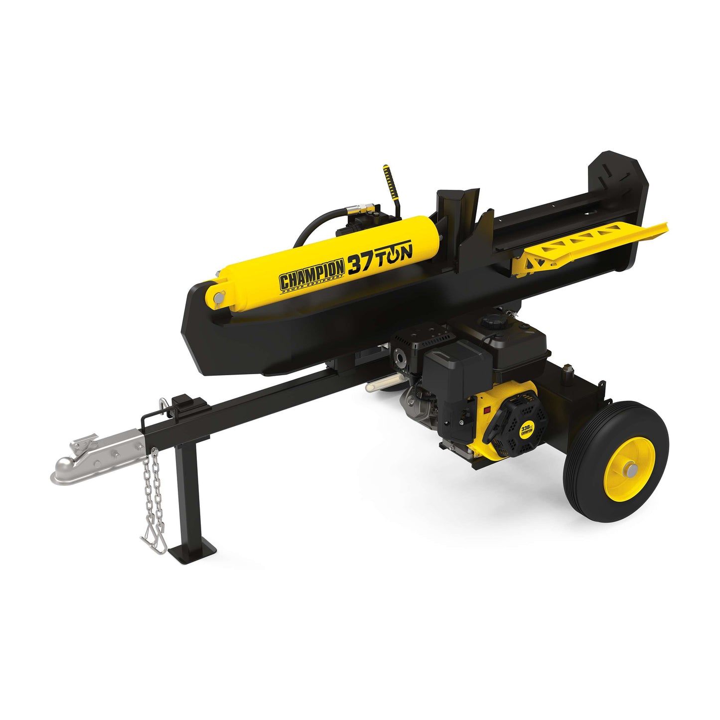 Champion -37-Ton Log Splitter Horizontal/Vertical Full Beam Gas with Auto Return New - 201314