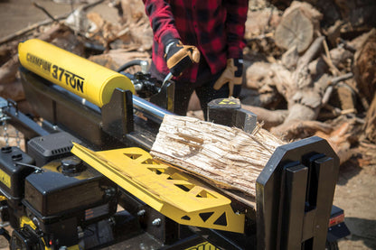 Champion -37-Ton Log Splitter Horizontal/Vertical Full Beam Gas with Auto Return New - 201314