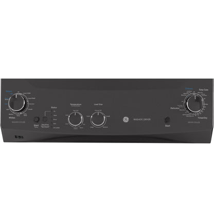 GE APPLIANCES 3.8 cu. ft. Washer & 5.9 cu. ft. Gas Dryer - GUD27GSPMDG-KT