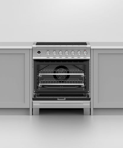 FISHER & PAYKEL OR30SCI6X1 Induction Range, 30", 4 Zones, Self-cleaning - OR30SCI6X1-KT