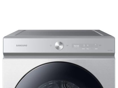 SAMSUNG Bespoke 7.6 cu. ft. Ultra Capacity Electric Dryer with Super Speed Dry and AI Smart Dial in Silver Steel - DVE53BB8700TA3-KT