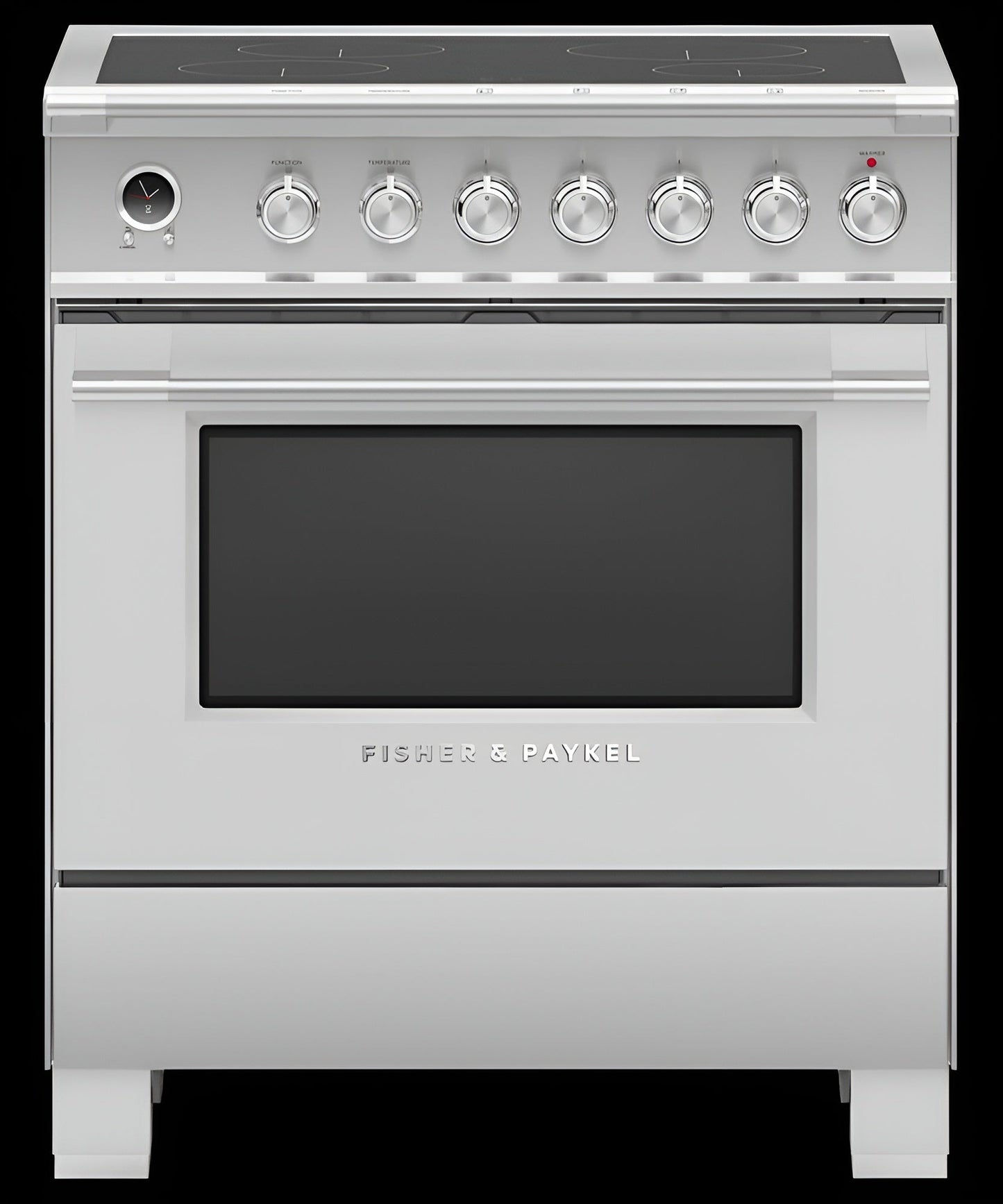 FISHER & PAYKEL OR30SCI6X1 Induction Range, 30", 4 Zones, Self-cleaning - OR30SCI6X1-KT