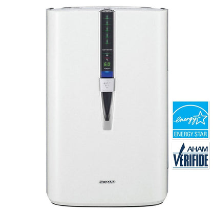 Sharp Plasmacluster Air Purifier with True HEPA Filtration and Humidifying Function for Large Rooms - KC860U-KT