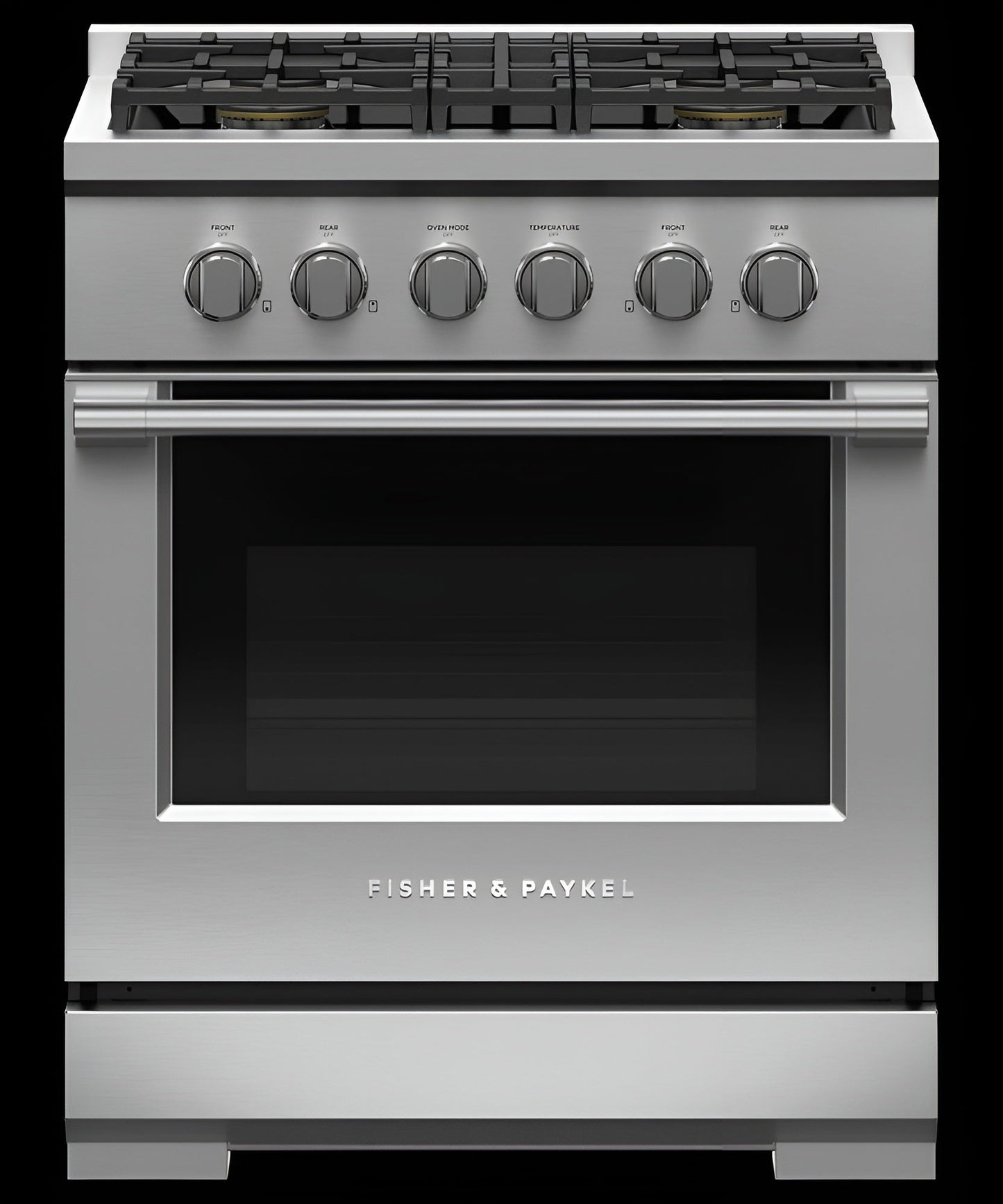 FISHER & PAYKEL RGV3304N Gas Range, 30", 4 Burners - RGV3304N-KT