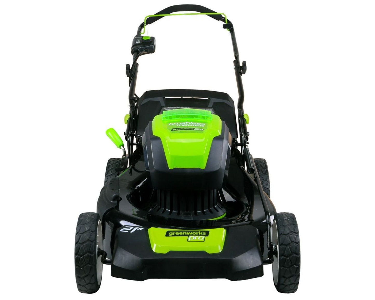 Greenworks Pro 80V 21" Brushless Push Lawn Mower w/ (2) 2.0Ah Batteries & Rapid Charger - 2500402