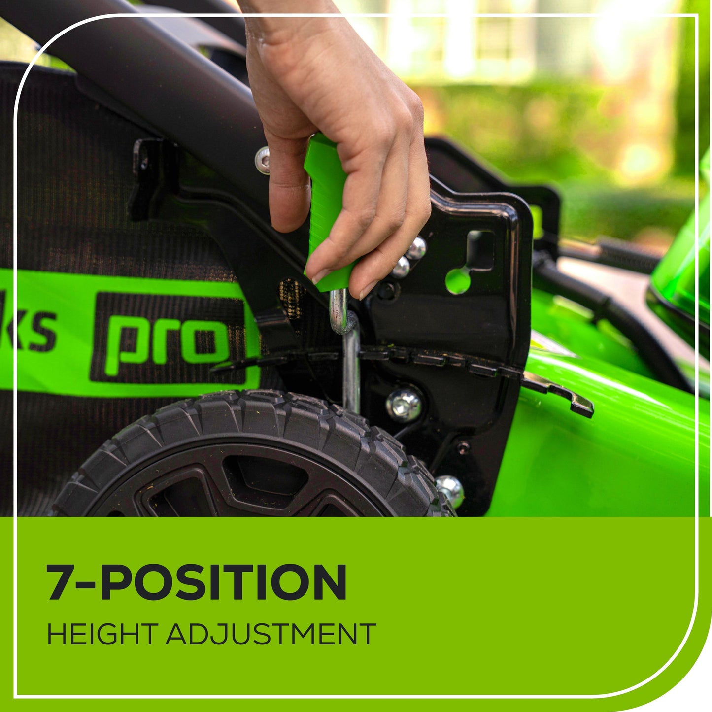 Greenworks 80V 21" Cordless Battery 4-in-1 Self-Propelled Lawn Mower w/ 4.0Ah, 2.0Ah Battery & Rapid Charger - 2544502