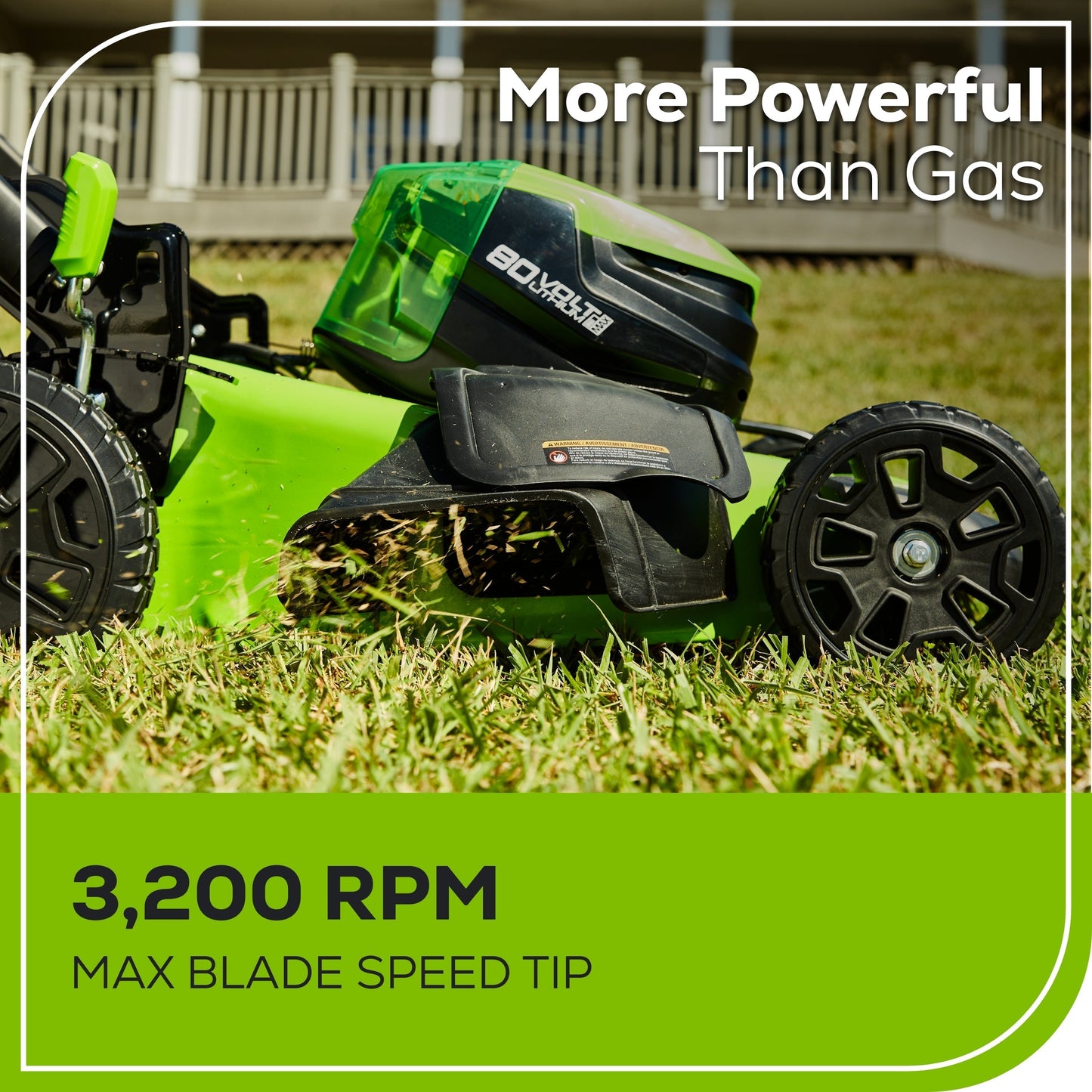 Greenworks 80V 21" Cordless Battery 4-in-1 Self-Propelled Lawn Mower w/ 4.0Ah, 2.0Ah Battery & Rapid Charger - 2544502