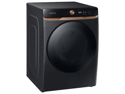 SAMSUNG 7.5 cu. ft. AI Smart Dial Gas Dryer with Super Speed Dry and MultiControl(TM) in Brushed Black - DVG46BG6500VA3-KT