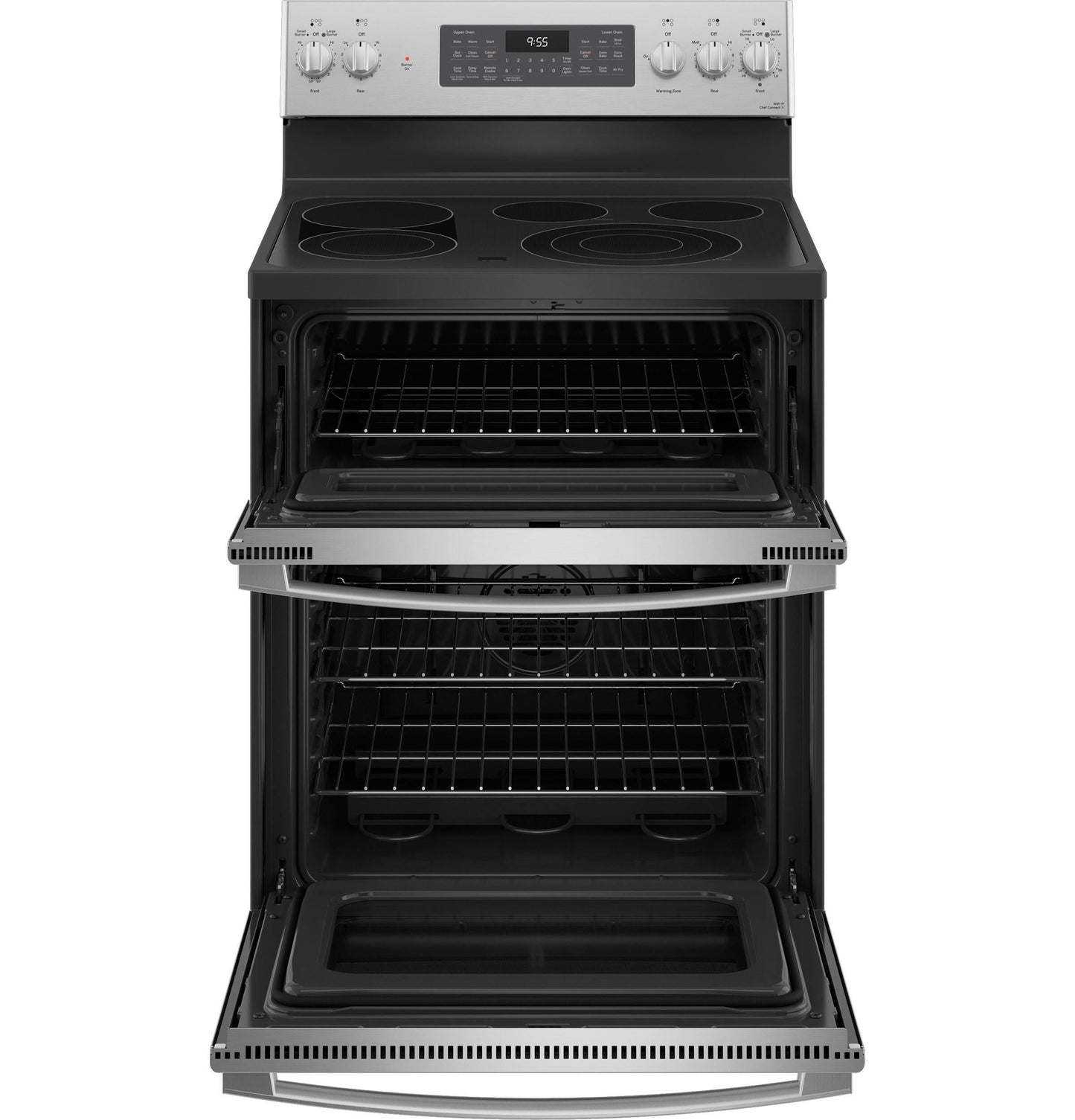 GE APPLIANCES PB965YPFS GE Profile™ 30" Smart Free-Standing Electric Double Oven Convection Range with No Preheat Air Fry - PB965YPFS-KT