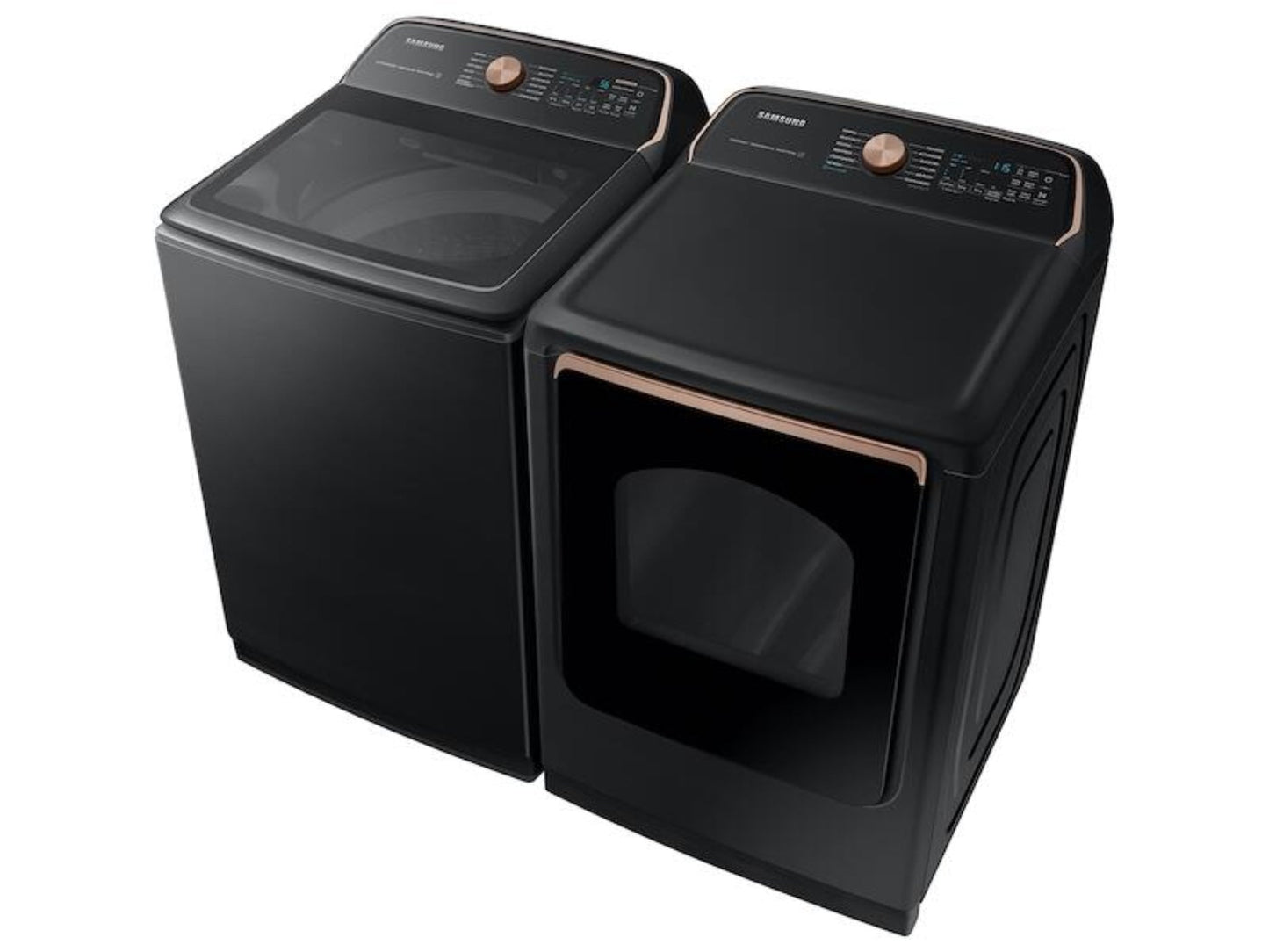 SAMSUNG 7.4 CF SMART ELECTRIC DRYER W STEAM SANITIZE+ AND SENSOR DRY - DVE55A7700V-KT